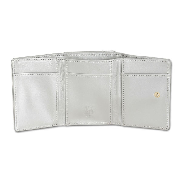 エンボスデイジーパール ガマ口ウォレット（パールブルー）