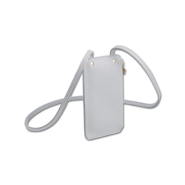 デイジーパッチ モバイルショルダー（ブルーグレー）