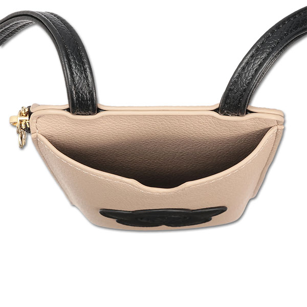 デイジーパッチ モバイルショルダー（ピンクベージュ）