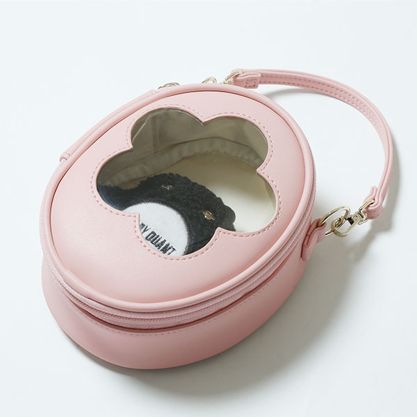 デイジークリアフレーム フェイバリットポーチ（ピンク）