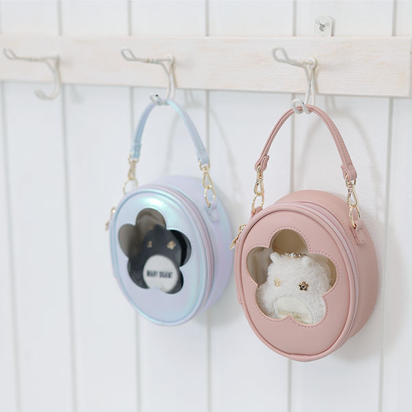 デイジークリアフレーム フェイバリットポーチ（ピンク）