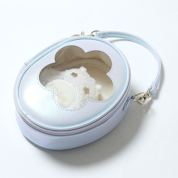 デイジークリアフレーム フェイバリットポーチ（オーロラブルー）