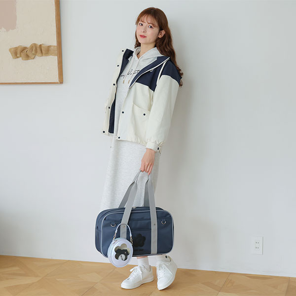 デイジークリアフレーム フェイバリットポーチ（オーロラブルー）