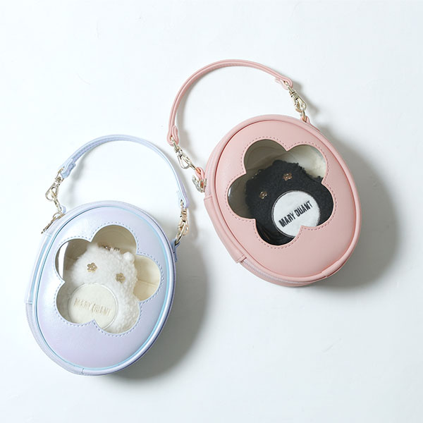 デイジークリアフレーム フェイバリットポーチ（オーロラブルー）