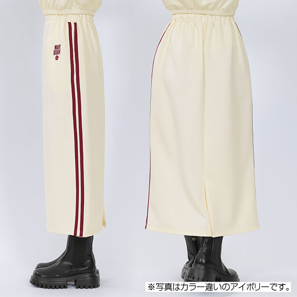 バイカラートラック スカート（ブラック）