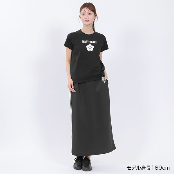 バイカラートラック スカート（ブラック）