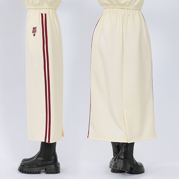 バイカラートラック スカート（アイボリー）