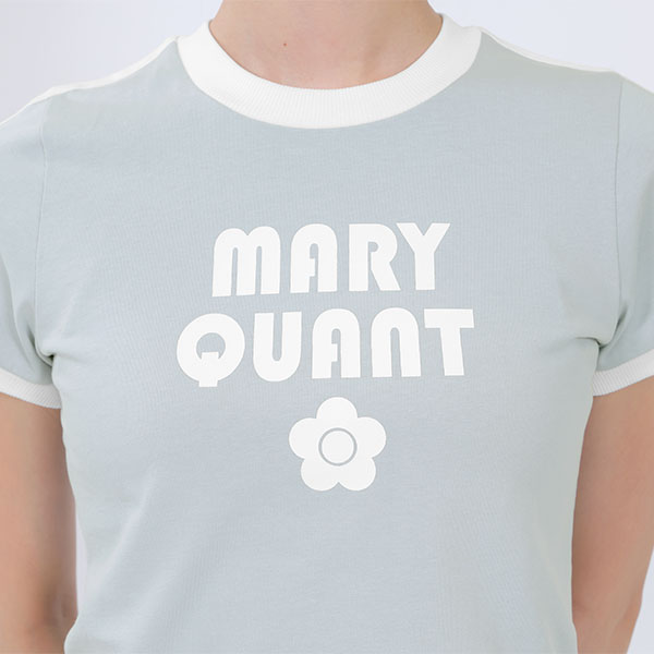 コンパクトリンガー Tシャツ（ブルーグレー）