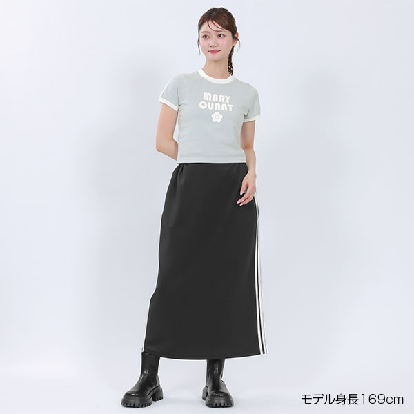 コンパクトリンガー Tシャツ（ブルーグレー）