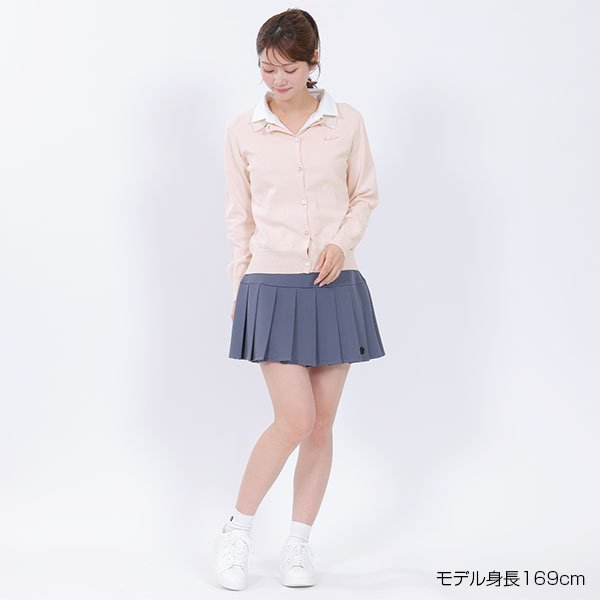 ビジューボタン カーディガン（ピンク）