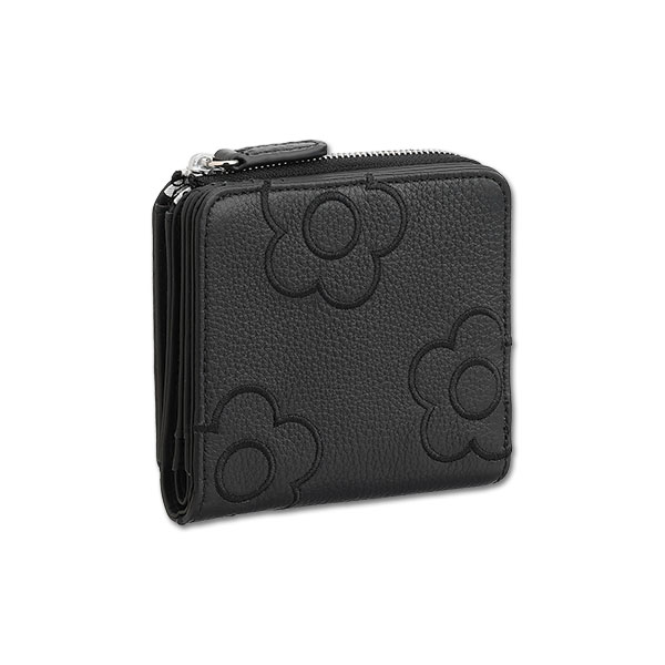 エンブロデイジーライン ウォレット（ブラック）