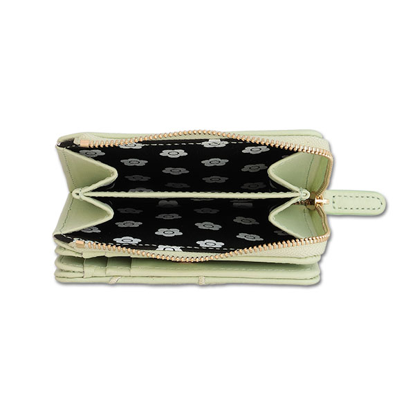 エンブロデイジーライン ウォレット（ライトグリーン）