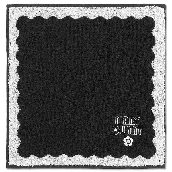 ウェーブフレーム ミニタオル（ブラック）