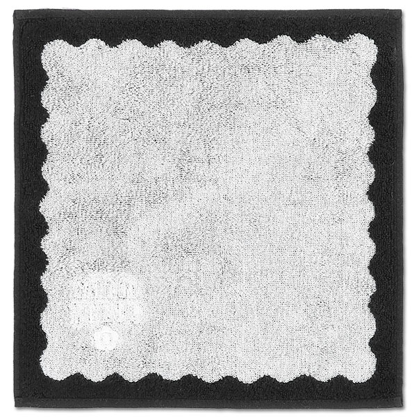 ウェーブフレーム ミニタオル（ブラック）