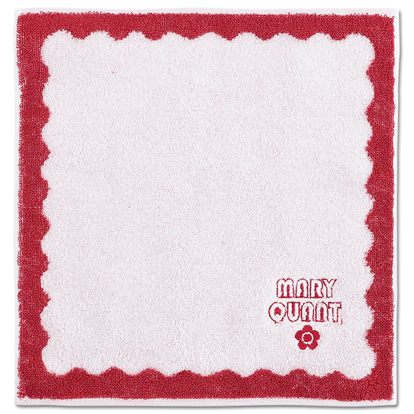 ウェーブフレーム ミニタオル（ピンク）