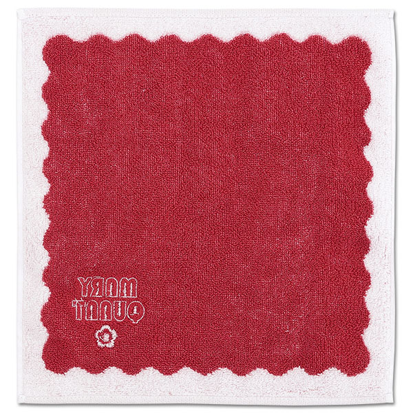 ウェーブフレーム ミニタオル（ピンク）