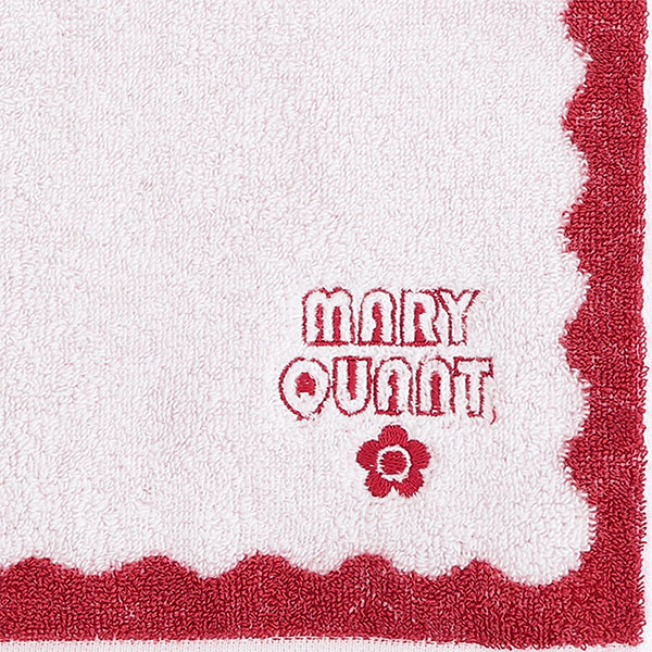 ウェーブフレーム ミニタオル（ピンク）