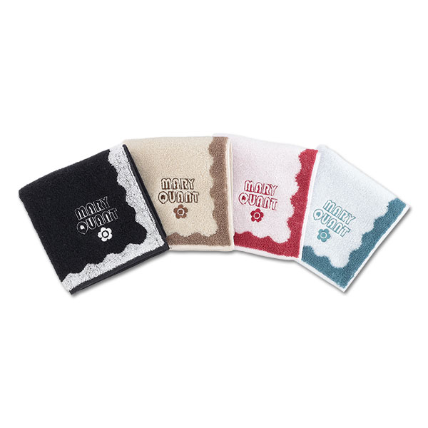 ウェーブフレーム ミニタオル（ブルー）