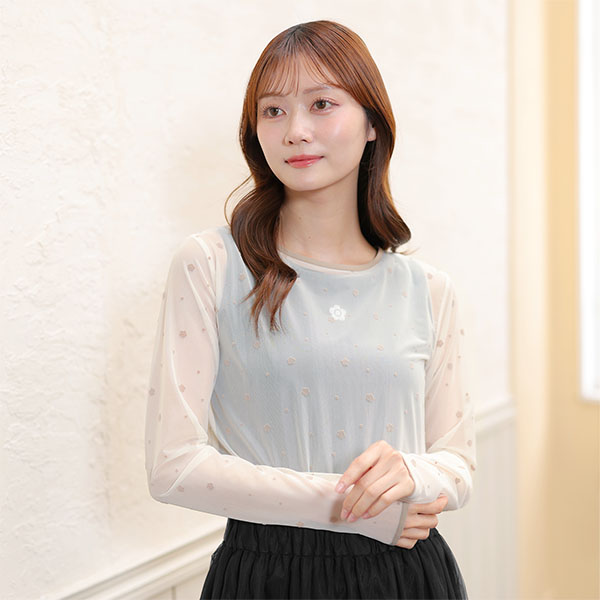 シアーフロッキー プルオーバー（ベージュ）