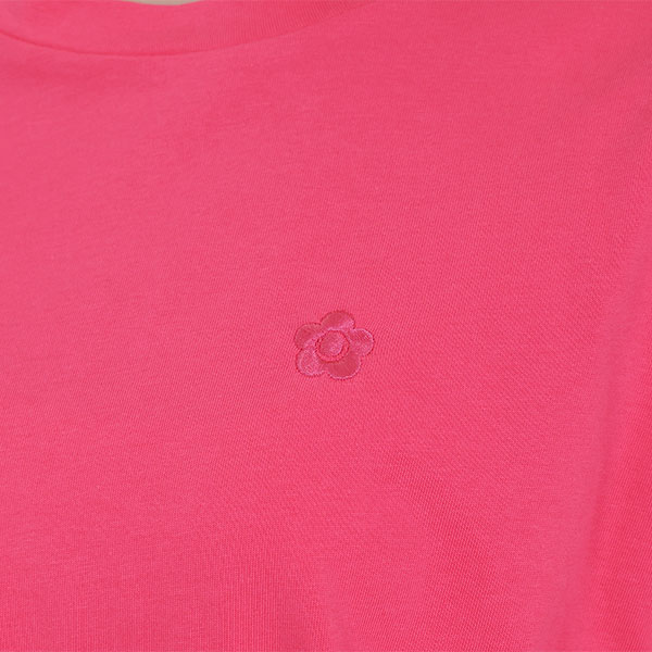 バックアップリケ Tシャツ（フューシャピンク）