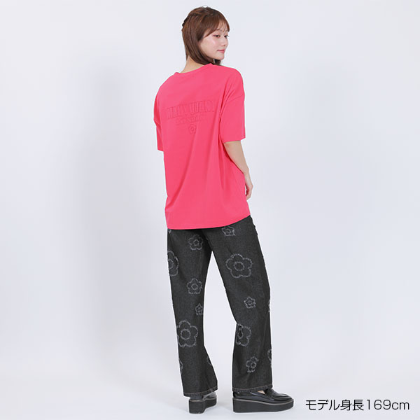 バックアップリケ Tシャツ（フューシャピンク）