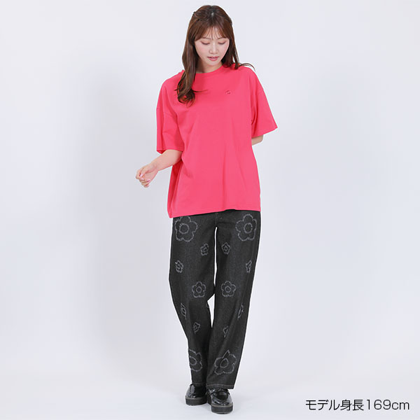 バックアップリケ Tシャツ（フューシャピンク）