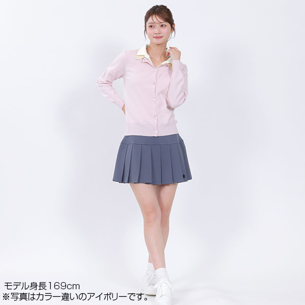 レイヤードポロ プルオーバー（グレー）