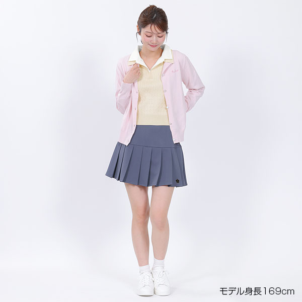 レイヤードポロ プルオーバー（アイボリー）