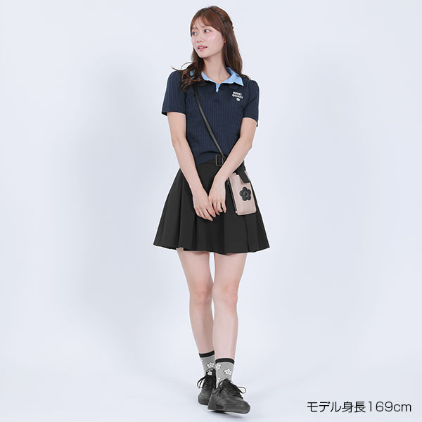 レイヤードポロ プルオーバー（ネイビー）