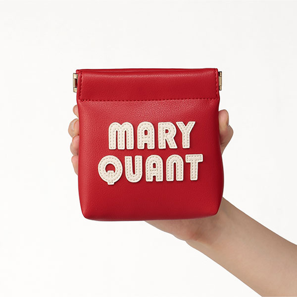 レトロロゴパッチ バネクチポーチ（レッド）