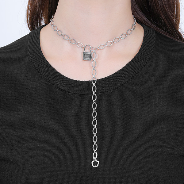 パドロック ネックレス（シルバー）