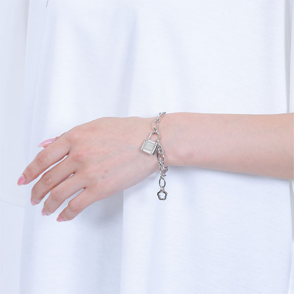パドロック ブレスレット（シルバー）