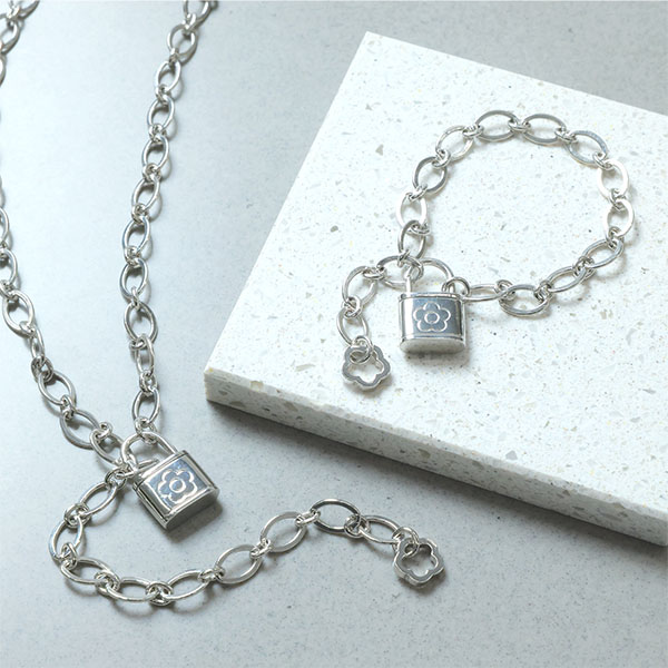 パドロック ブレスレット（シルバー）