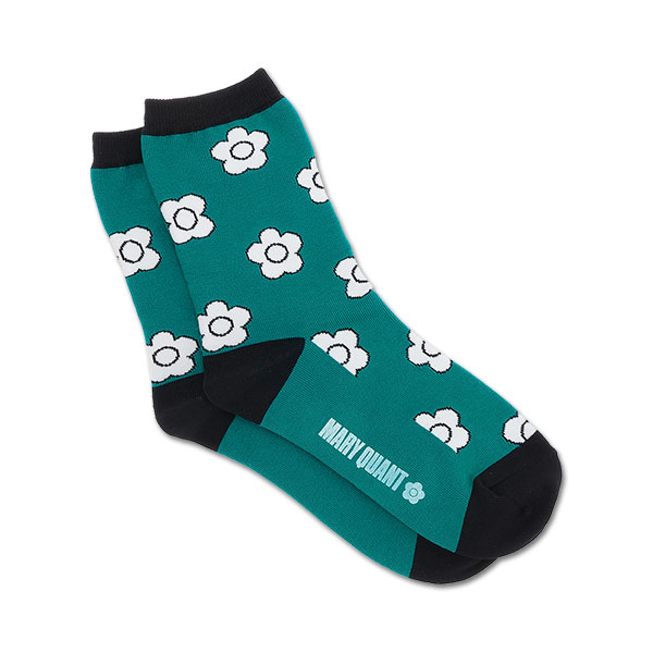 カートゥーンデイジー ソックス（グリーン）