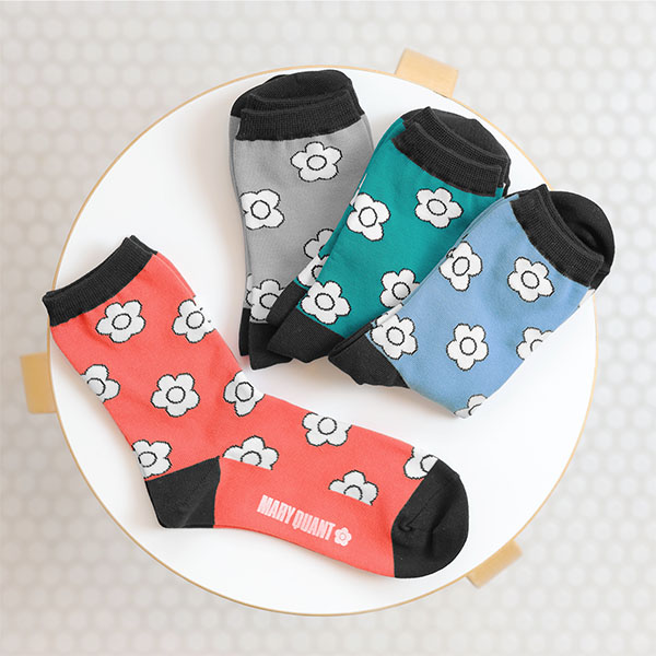 カートゥーンデイジー ソックス（グリーン）