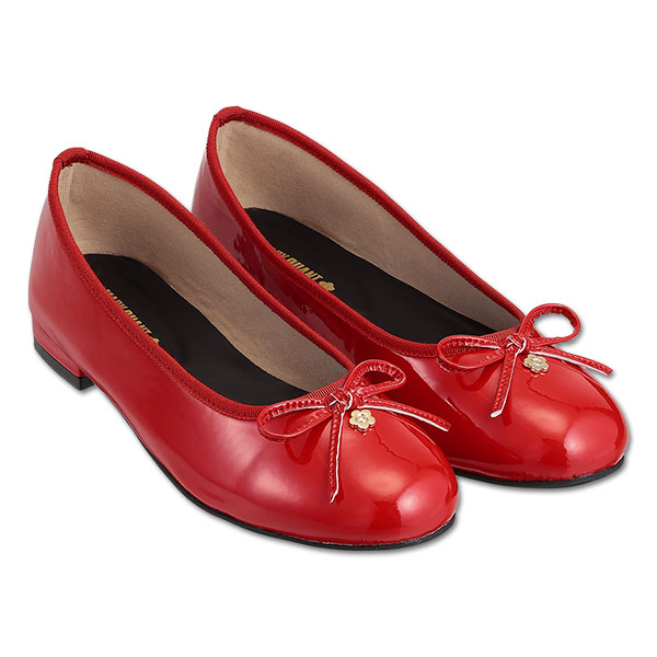 デイジーメタルバレエ シューズ（レッド）