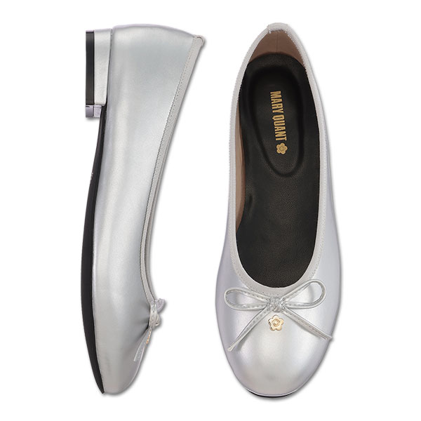 デイジーメタルバレエ シューズ（シルバー）