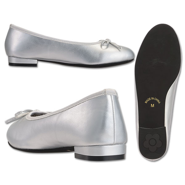 デイジーメタルバレエ シューズ（シルバー）