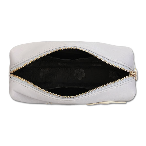 サインロゴデイジーパッチ スクエアペンケース（パープル）