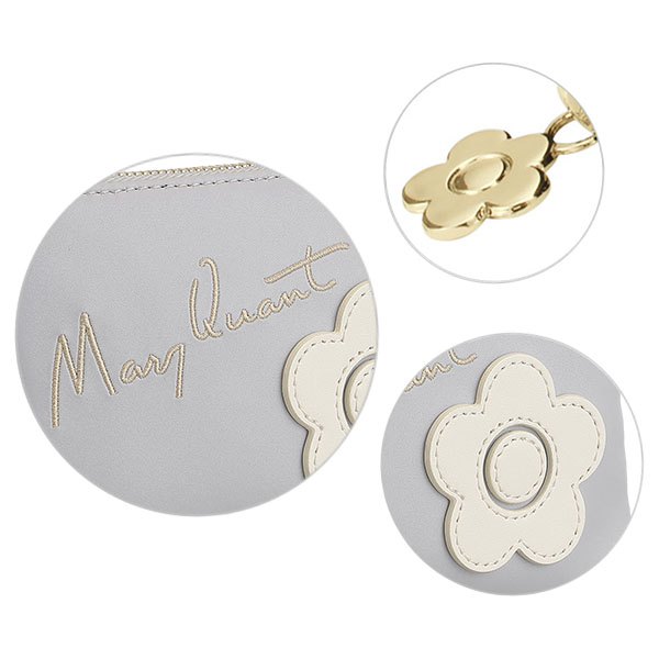 サインロゴデイジーパッチ 舟型ティッシュケース（パープル）