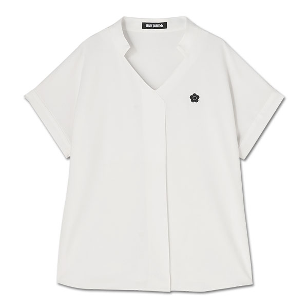 フロントタック ブラウス（ホワイト）