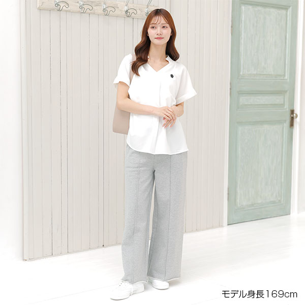 フロントタック ブラウス（ホワイト）