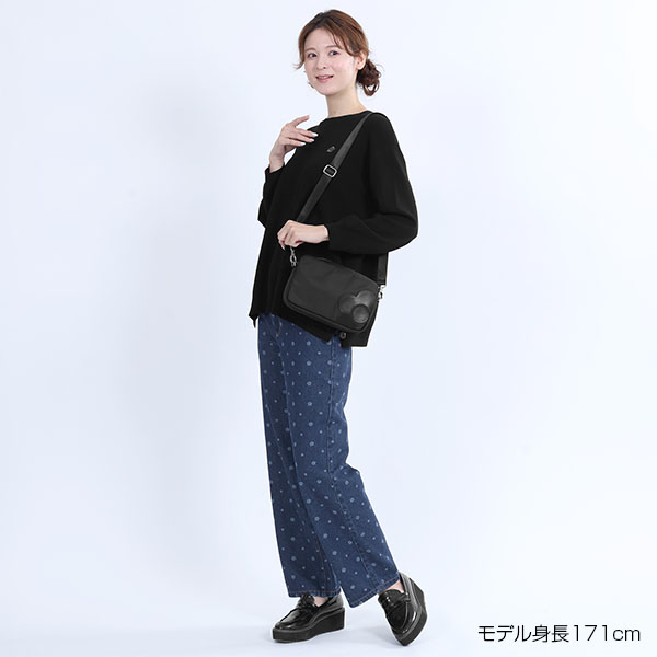 デイジードットデニム パンツ（ネイビー）