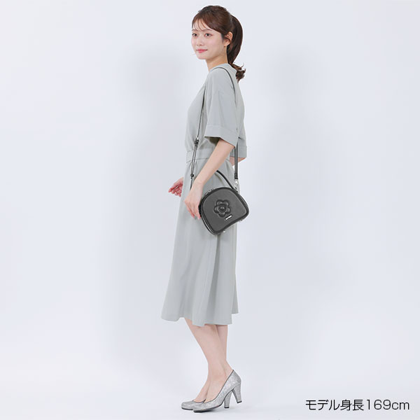 カフタン ワンピース（ブルーグレー）