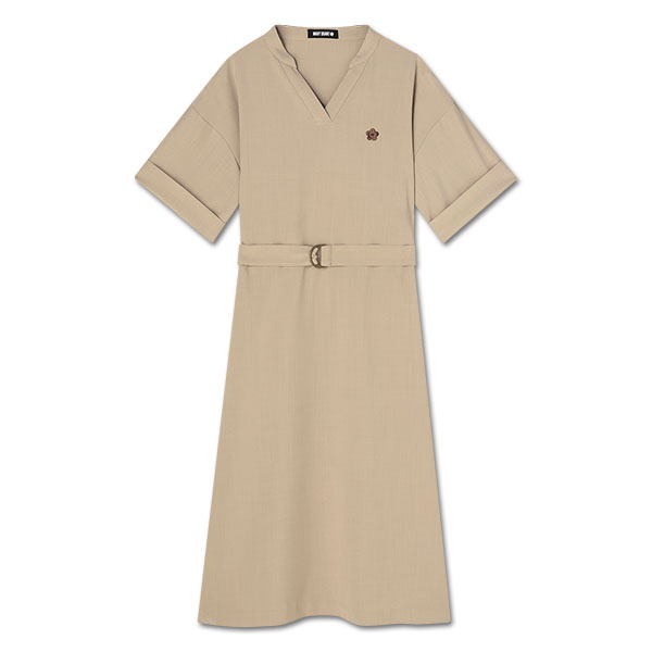 カフタン ワンピース（ベージュ）