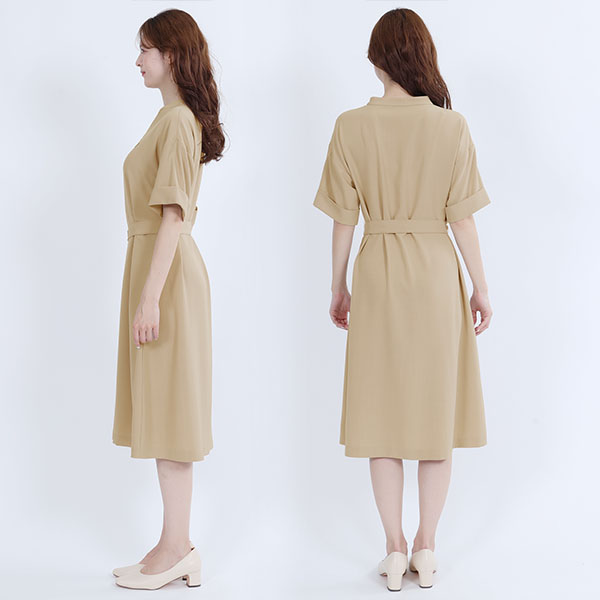 カフタン ワンピース（ベージュ）