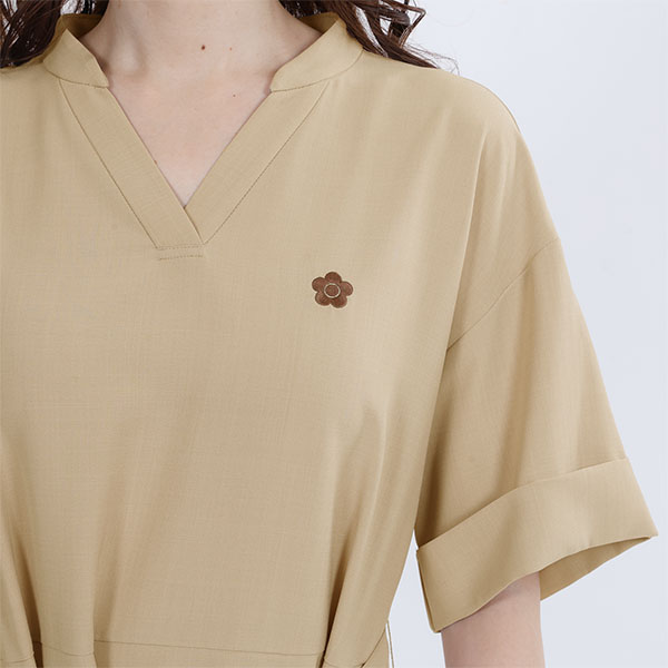 カフタン ワンピース（ベージュ）