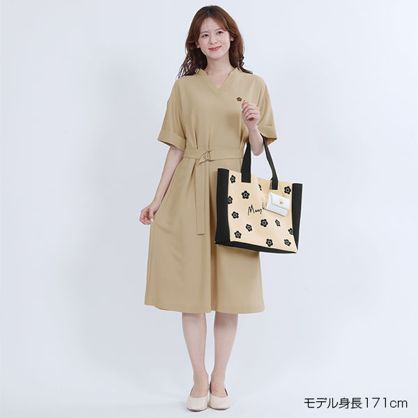 カフタン ワンピース（ベージュ）