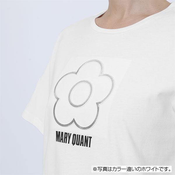 エンボスプリント Tシャツ（ブラック）