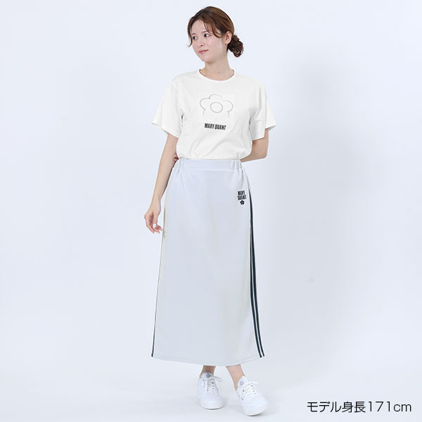 エンボスプリント Tシャツ（ホワイト）